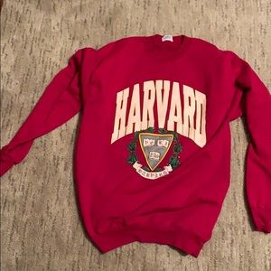 harvard college crew neck